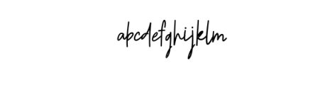 Gasttula Script Font LOWERCASE