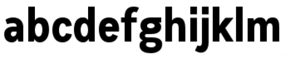 Gabriel Sans Condensed Bold Font LOWERCASE