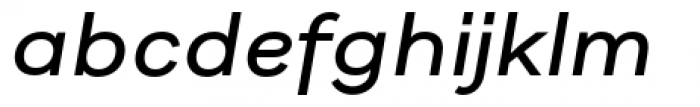 Gabriel Sans Medium Italic Font LOWERCASE