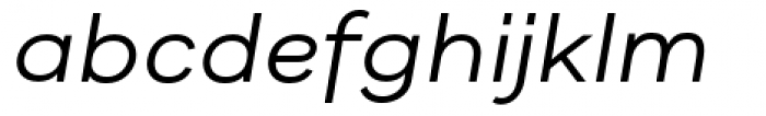 Gabriel Sans Normal Italic Font LOWERCASE