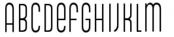 Gala Condensed Regular Font LOWERCASE