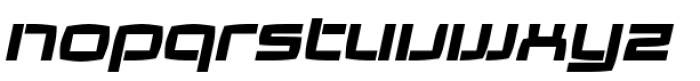 Galaxie Bold Italic Font LOWERCASE