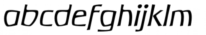 Galicia Pro Light Italic Font LOWERCASE