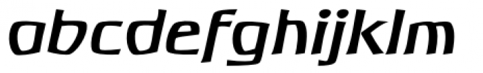 Galicia Pro Medium Italic Font LOWERCASE