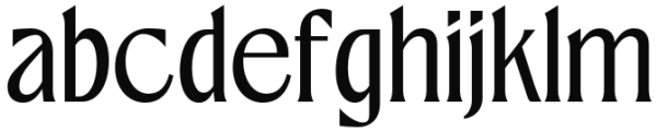 Galliso Regular Font LOWERCASE