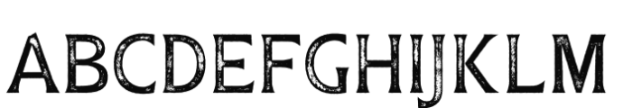 Gambler Flare Print Font LOWERCASE