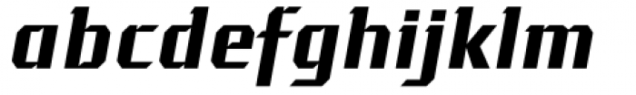 Gamer Light Italic Font LOWERCASE