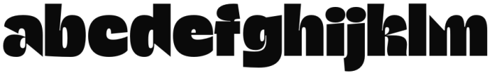 Gango Black Font LOWERCASE