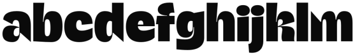 Gango Extra Bold Font LOWERCASE