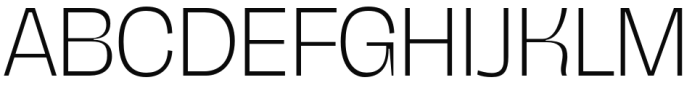 Gango Thin Font UPPERCASE