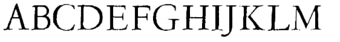 Garamold Regular Font UPPERCASE