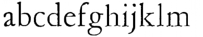 Garamold Regular Font LOWERCASE