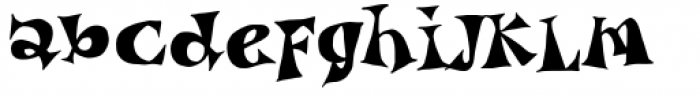Garash Font LOWERCASE