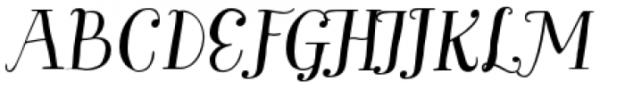 Garden Essential Italic Font UPPERCASE