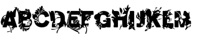 Garden Full Font LOWERCASE