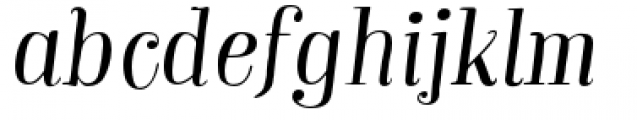 Garden Pro Italic Font LOWERCASE