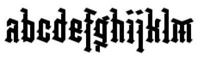 Gargoyle Black Font LOWERCASE