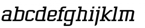 Gasoline Serif BTN Light Oblique Font LOWERCASE