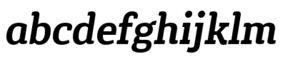 Gaspo Slab Bold Italic Font LOWERCASE