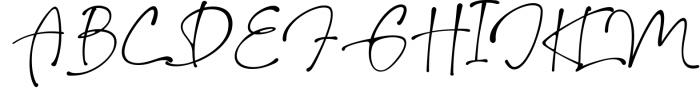 Gallatone Signature 1 Font UPPERCASE