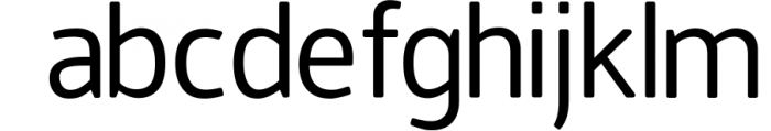 Galloway Modern Typeface WebFont Font LOWERCASE