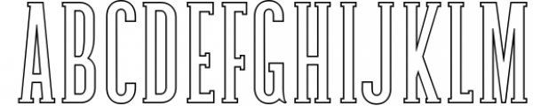 Galvin Slab Serif Font Family Pack 4 Font UPPERCASE
