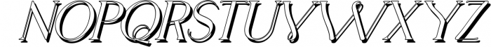 Gangitem - Serif Font 3 Font UPPERCASE