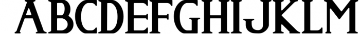 Gangsoka - Unique Serif Typeface Font UPPERCASE