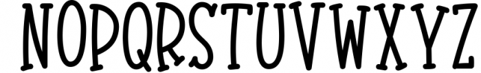 Garrulous - A tall, fun serif font! Font UPPERCASE