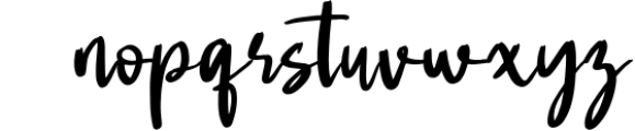 Gastya Brush Font Font LOWERCASE