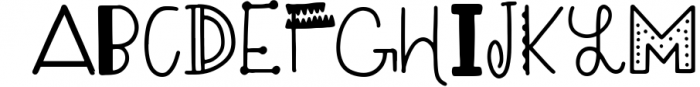 Gator -  A font by kids, for kids Font UPPERCASE