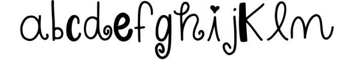 Gator -  A font by kids, for kids Font LOWERCASE