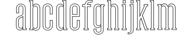 Gayora Slab Serif | Duo Font 3 Font LOWERCASE