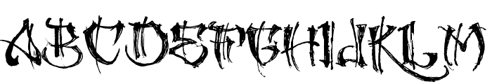 GANGLAND Font UPPERCASE