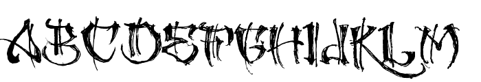 GANGLAND Font UPPERCASE