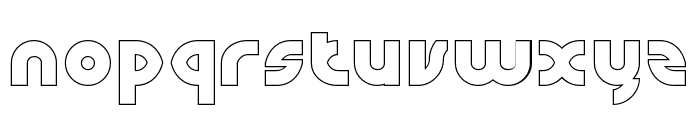 GAPHIC DESIGN-Hollow Font LOWERCASE