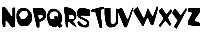 GARFIELD the CAT Font UPPERCASE