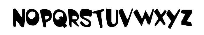 GARFIELD the CAT Font LOWERCASE