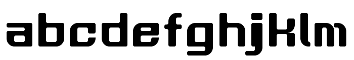 GAU_font_modern SemiRound Font LOWERCASE
