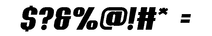 GAZPOL Font OTHER CHARS