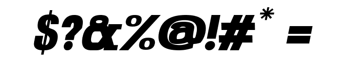 Gabriel Serif Bold Italic Font OTHER CHARS
