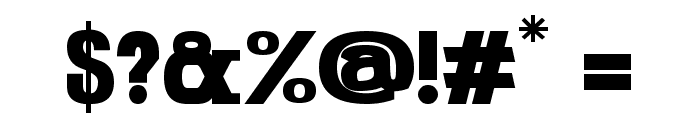 Gabriel Serif Bold Font OTHER CHARS