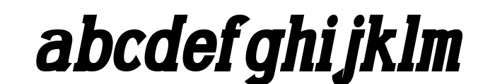 Gabriel Serif Condensed Bold Italic Font LOWERCASE