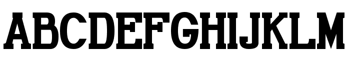 Gabriel Serif Condensed Bold Font UPPERCASE