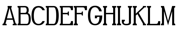 Gabriel Serif Condensed Font UPPERCASE
