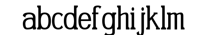 Gabriel Serif Condensed Font LOWERCASE