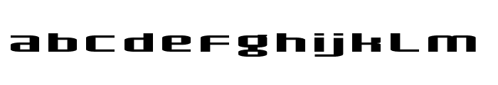 Gadget Regular Font LOWERCASE