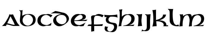Gaeilge 2 Normal Font LOWERCASE