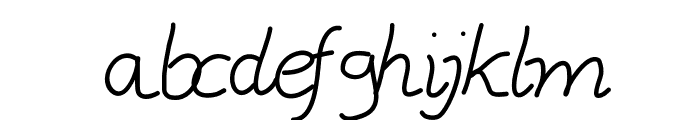 GaelleNumber5 Font LOWERCASE
