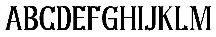 Gafinethtrial Regular Font UPPERCASE